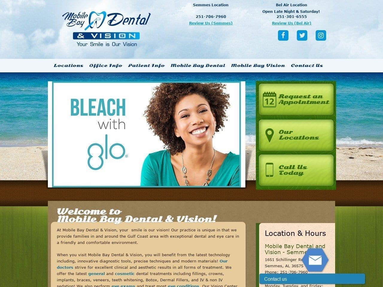 Mobile Bay Dental Hankinson Lance C DDS screenshot