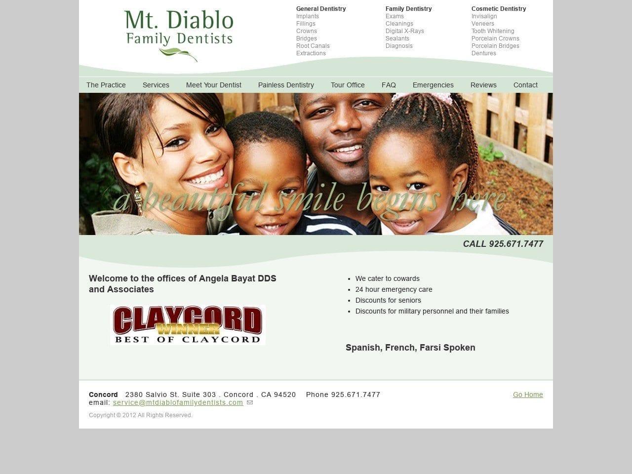 Concord Family Dentists screenshot