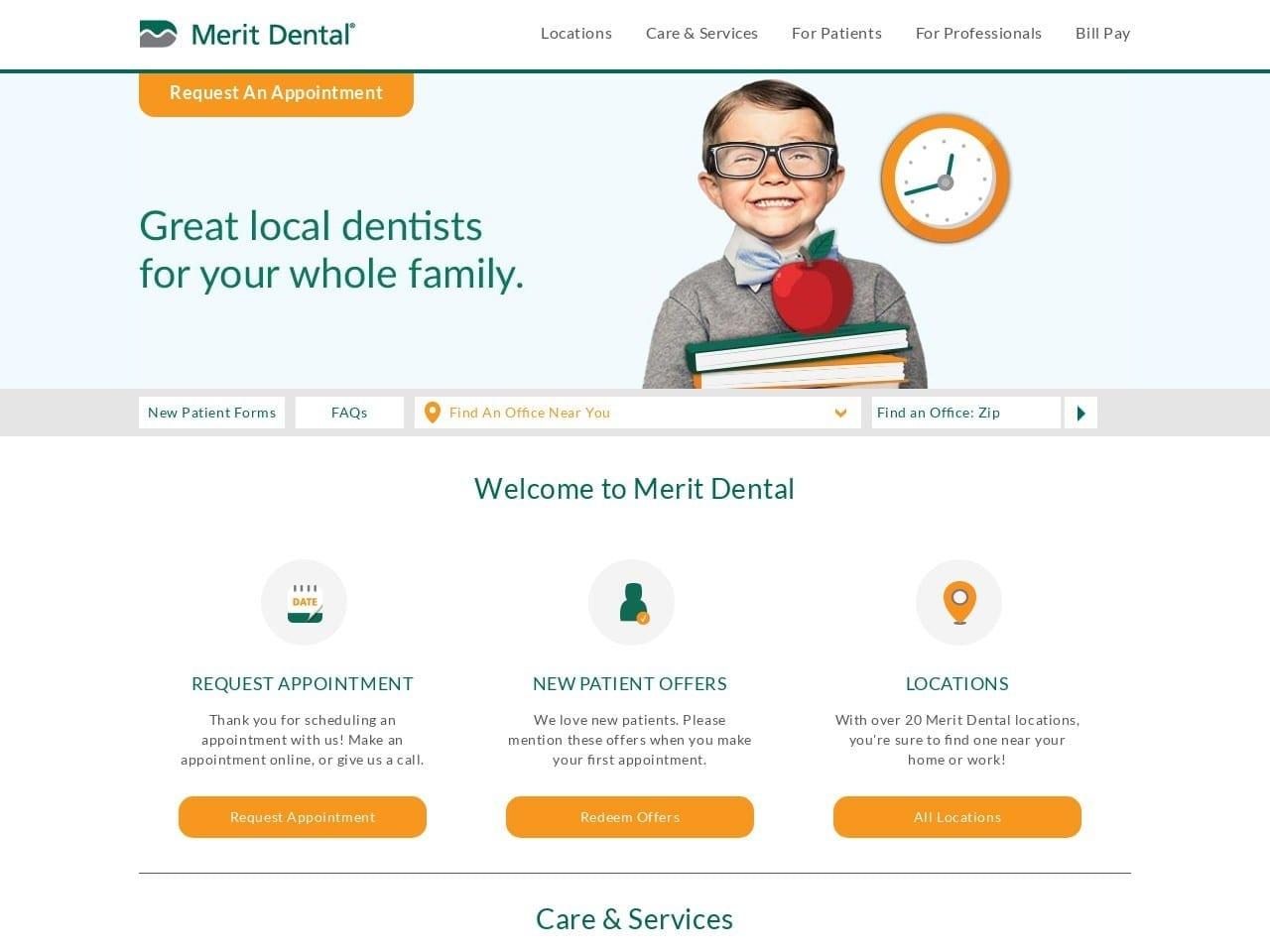 Merit Dental Evansville screenshot