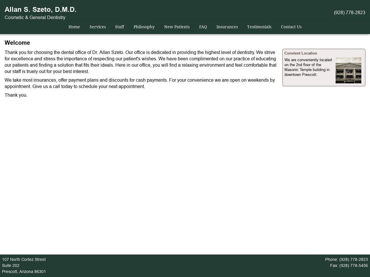 Allan S Szeto DMD screenshot