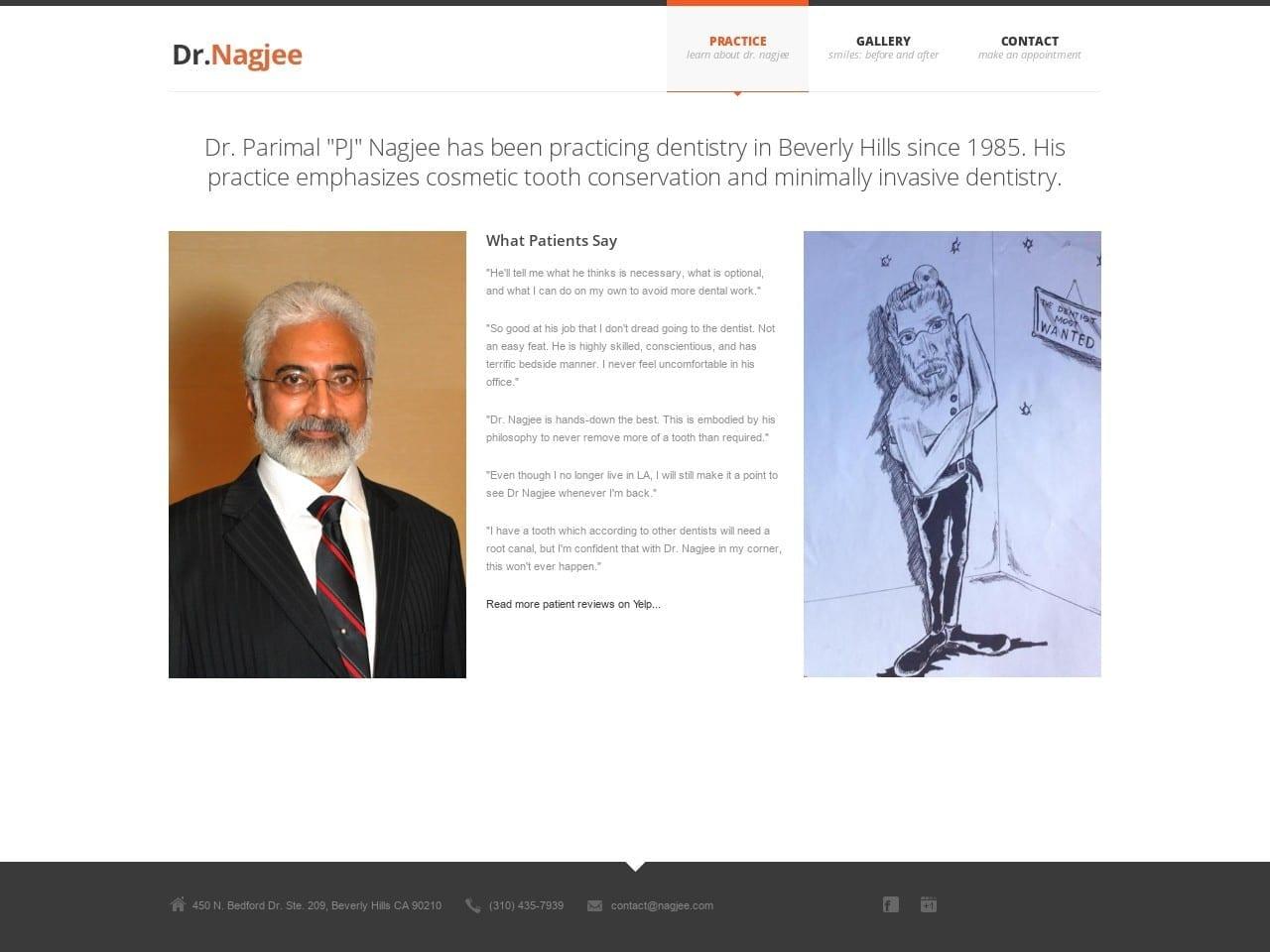 Dr. Parimal J. Nagjee DDS screenshot
