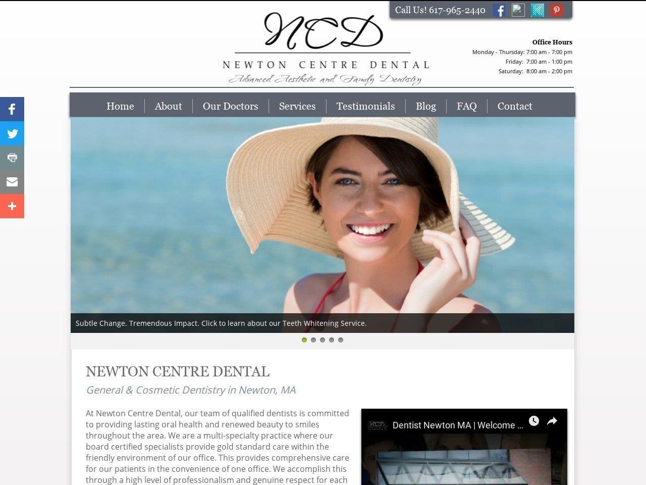Newton Centre Dental screenshot