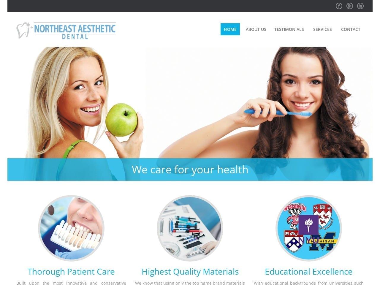 Northeast Aesthetic Dental screenshot