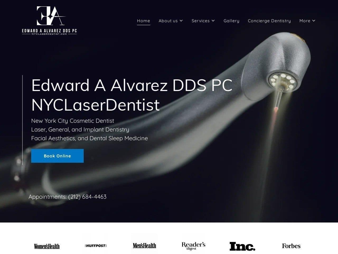 Edward A Alvarez DDS PC screenshot