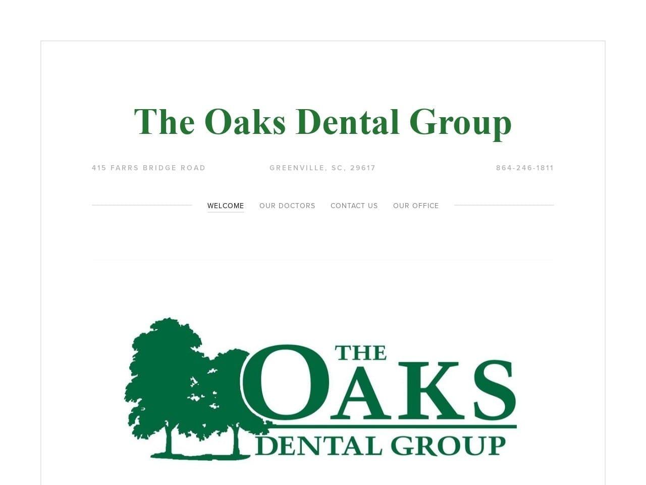 The Oaks Dental Group LLC screenshot