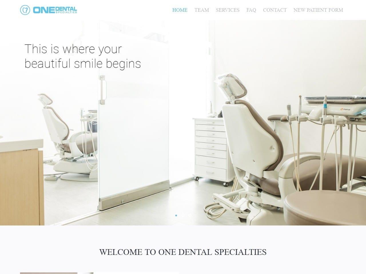 One Dental Specialties screenshot