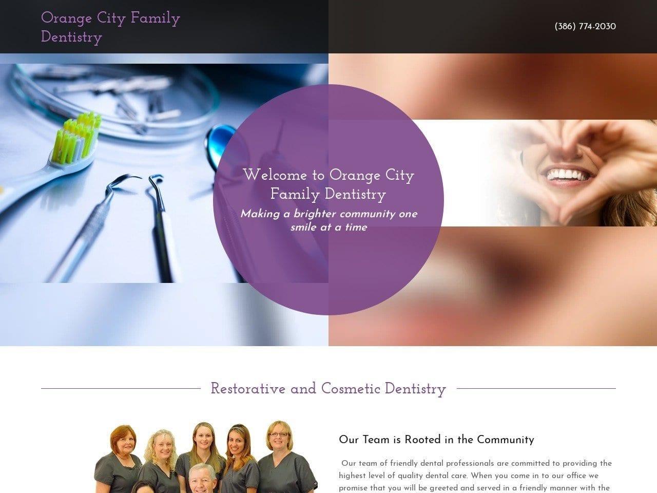 Orange City Family Dentist Dr. Robert Burkhart DDS screenshot