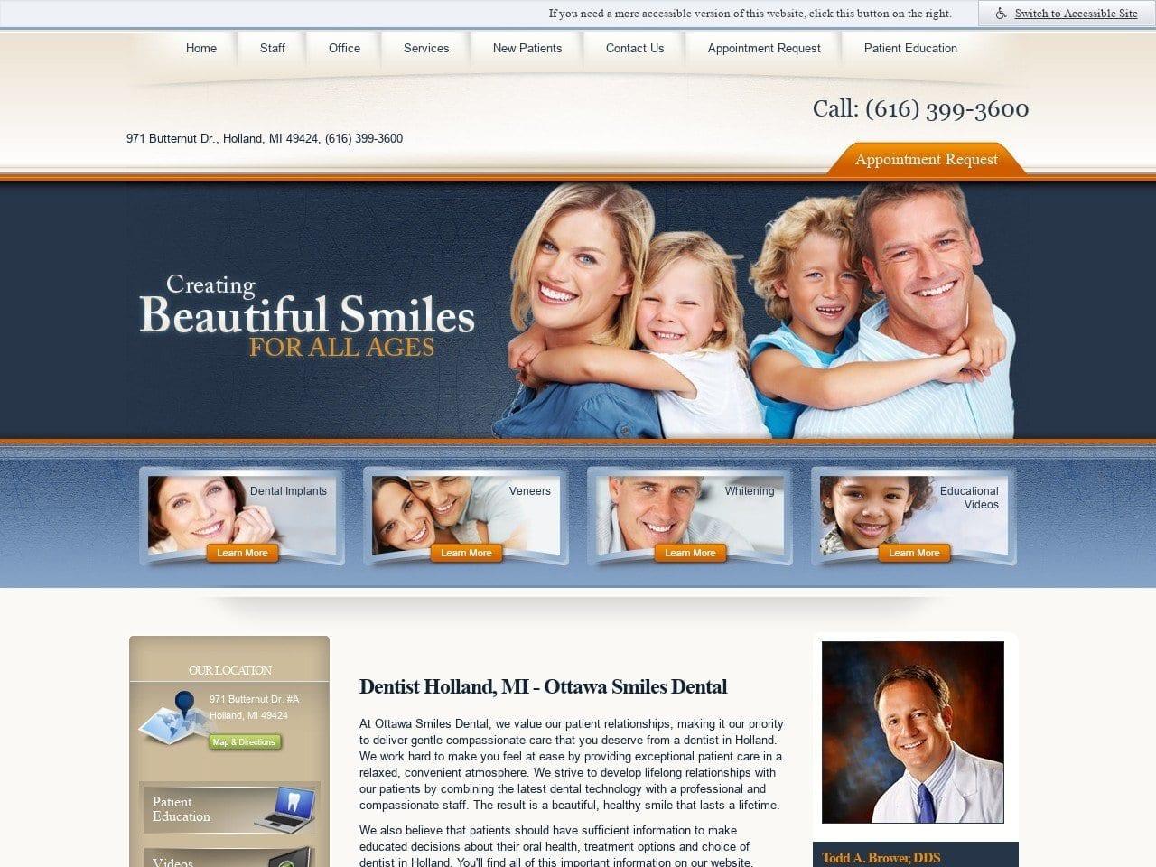 Ottawa Smiles Dental screenshot