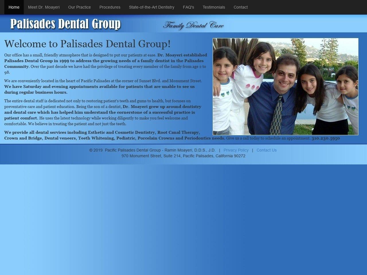 Palisades Dental Group screenshot