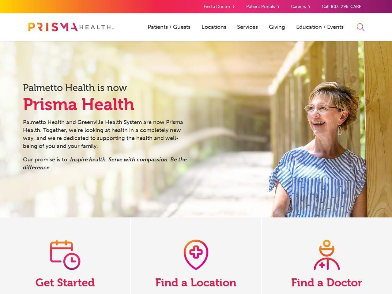 Palmetto Health Dental Center screenshot