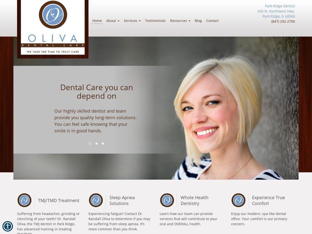 Dr. Randall Oliva DDS screenshot