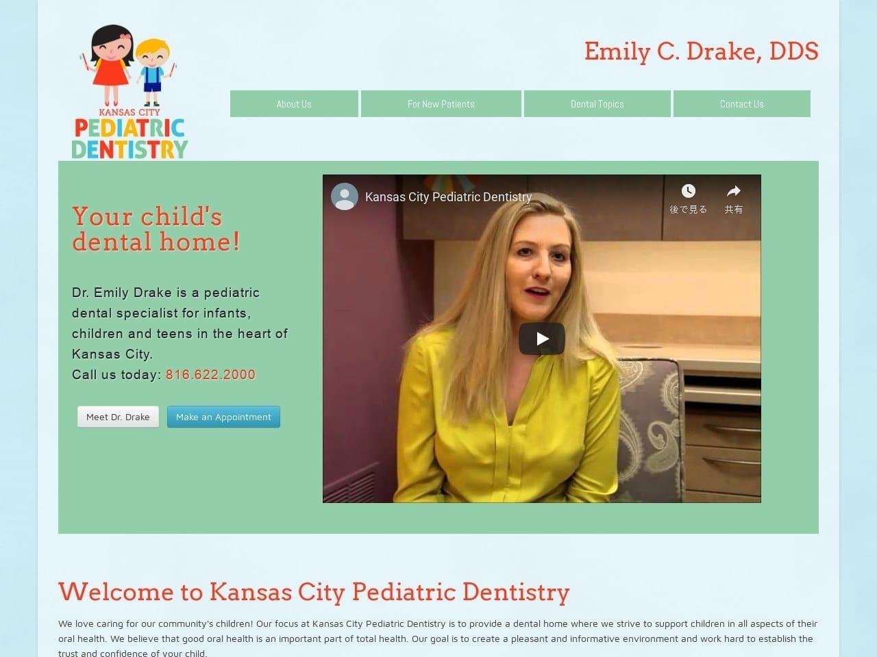 Kansas City Pediatric Dentist screenshot