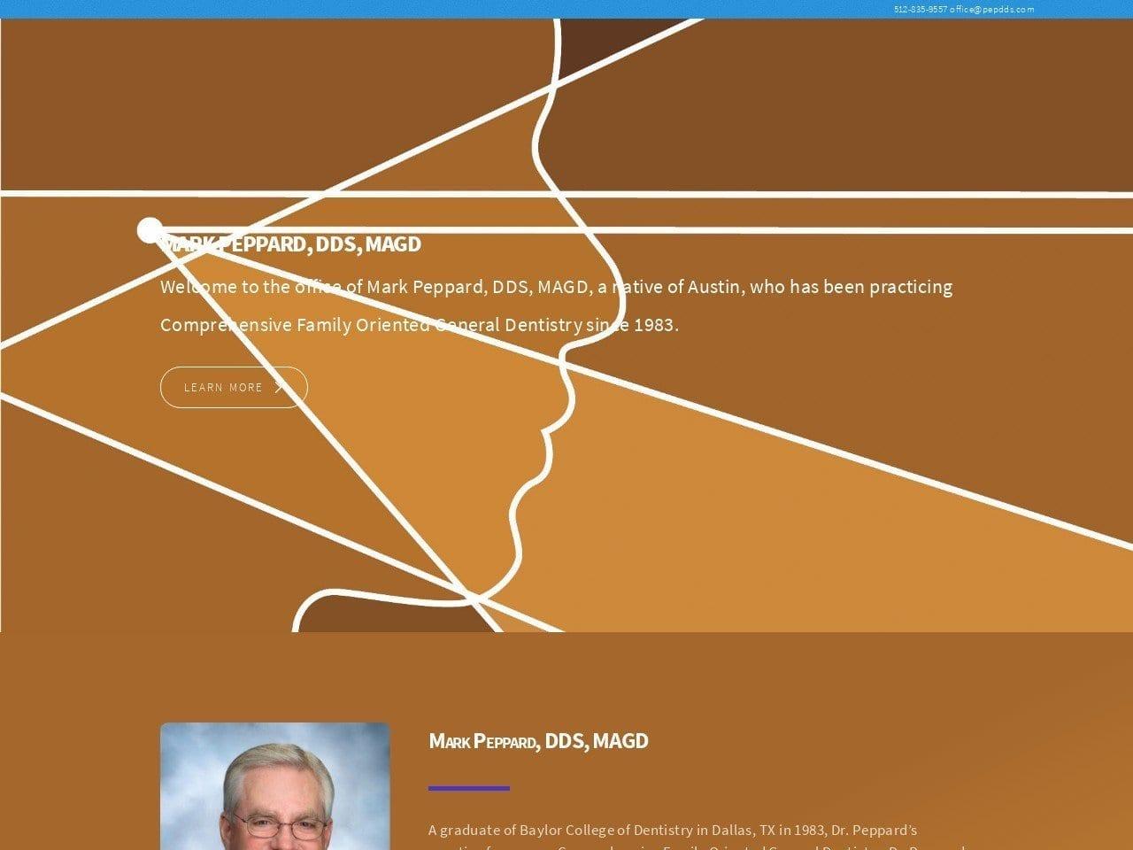 Mark Peppard DDS MAGD screenshot