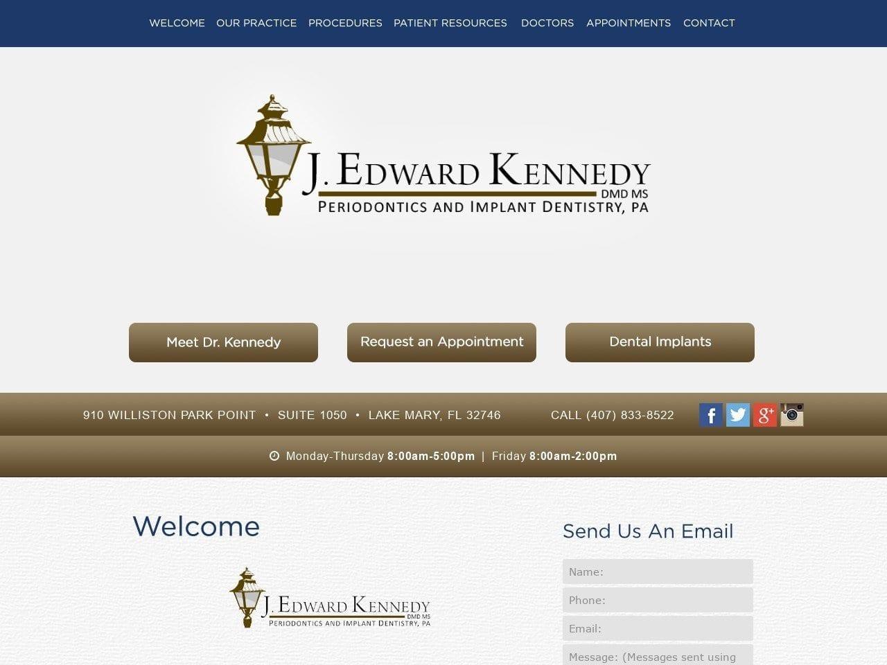 Dr. James E. Kennedy DMD screenshot