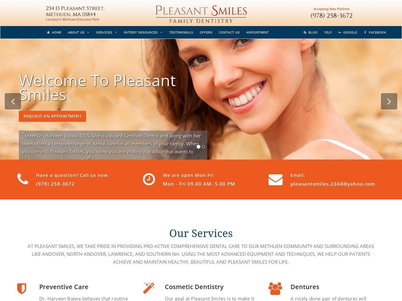 Pleasant Smiles screenshot