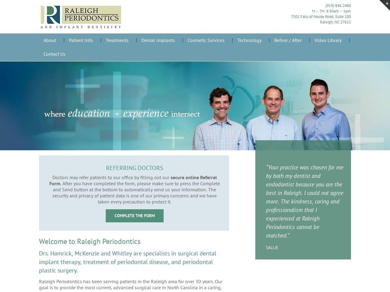 Raleigh Periodontics & Implant Dentist screenshot