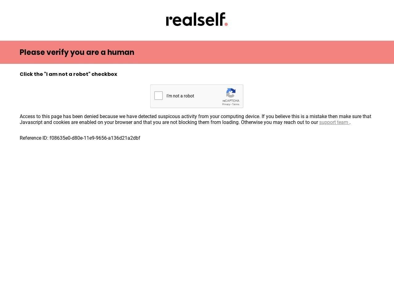 RealSelf.com screenshot