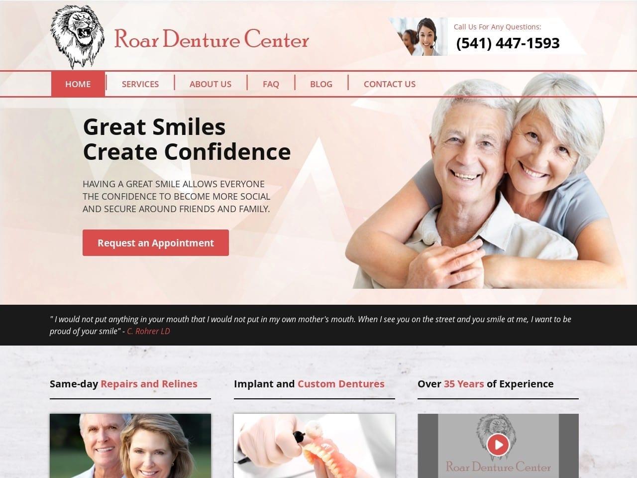 Roar Denture Center screenshot