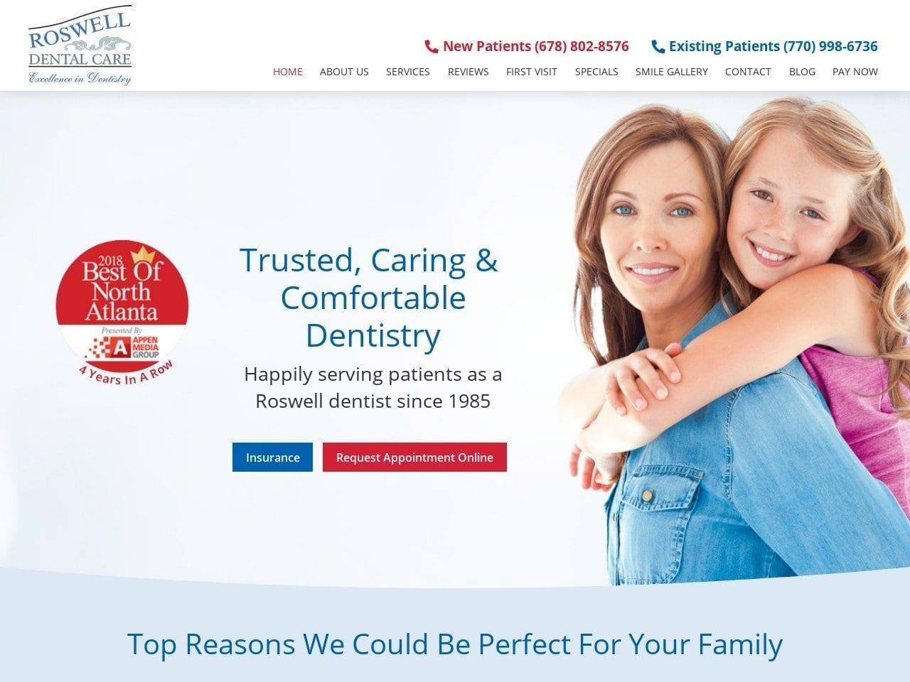Roswell Dental Care screenshot
