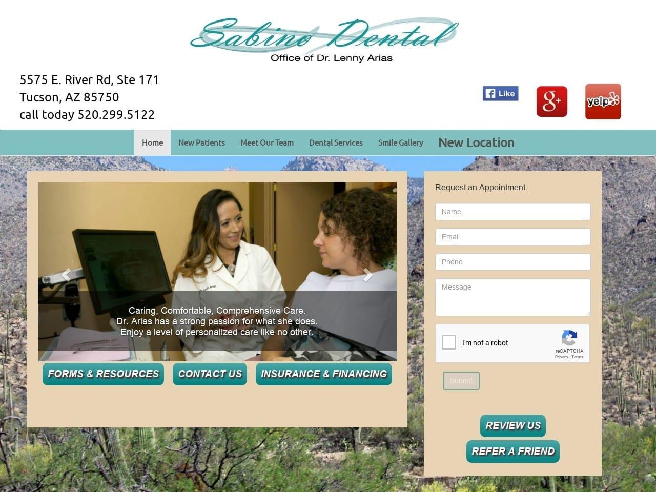 Sabino Dental screenshot