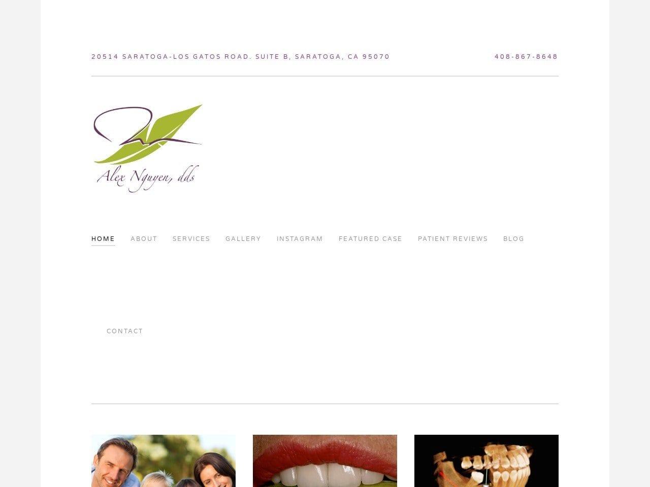Alex H. Nguyen Dds screenshot
