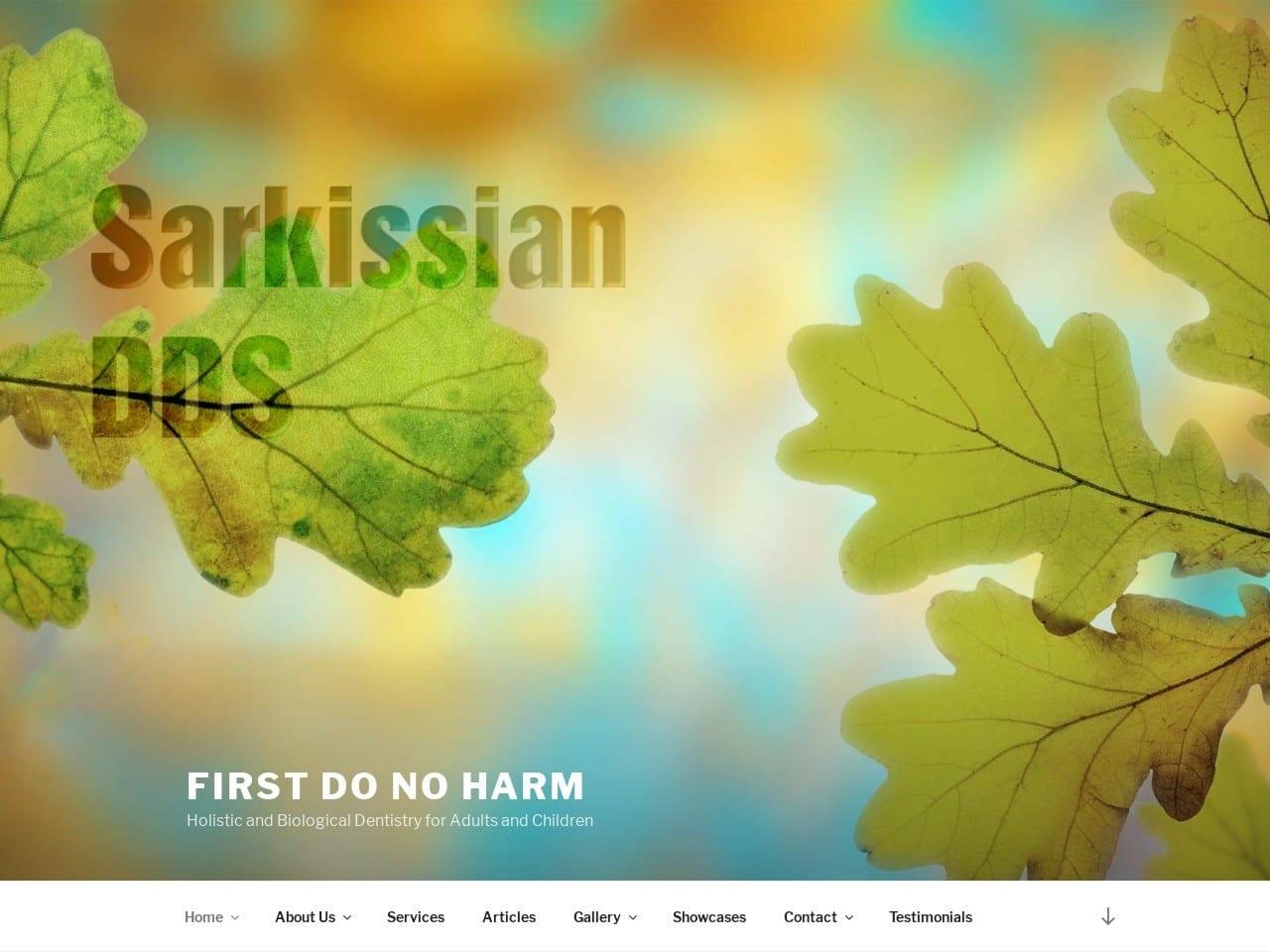 Joseph Sarkissian DDS screenshot