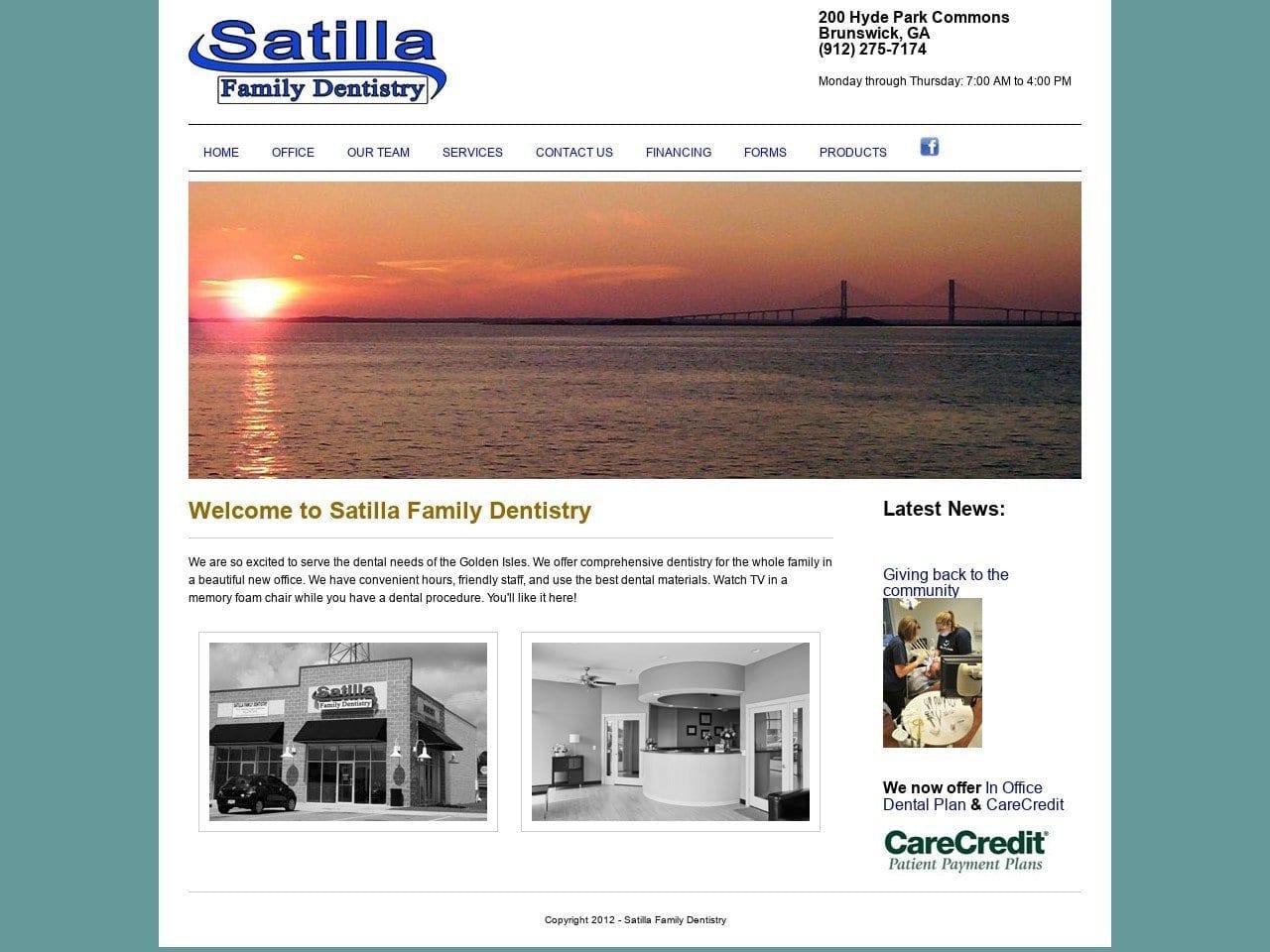 Satilla Family Dentist screenshot