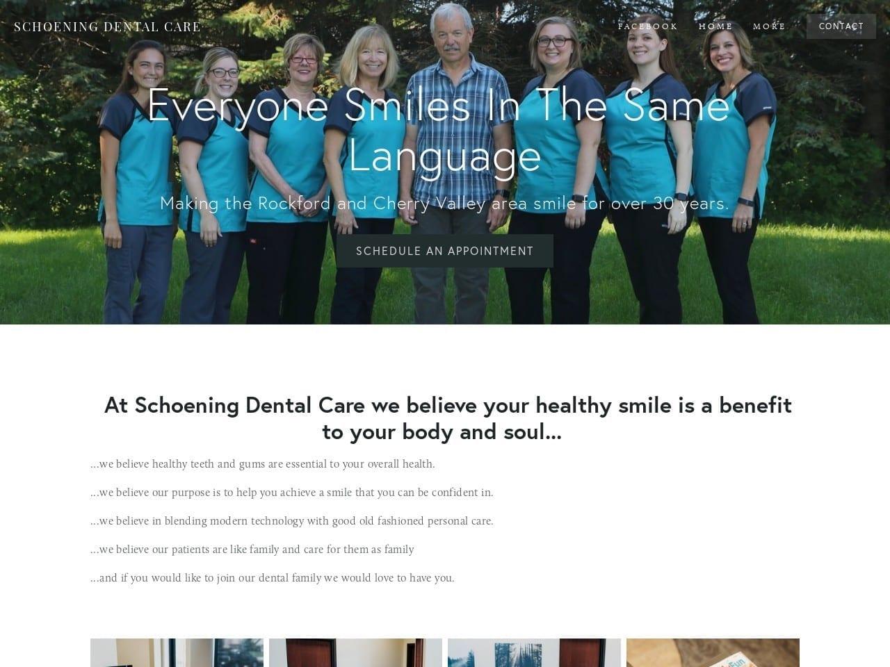 Schoening Dental Care screenshot