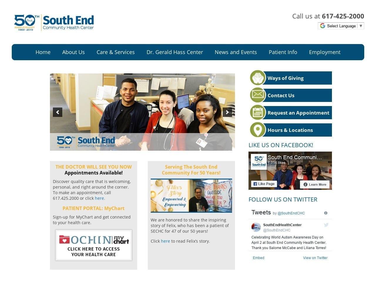 South End Community Health Center screenshot