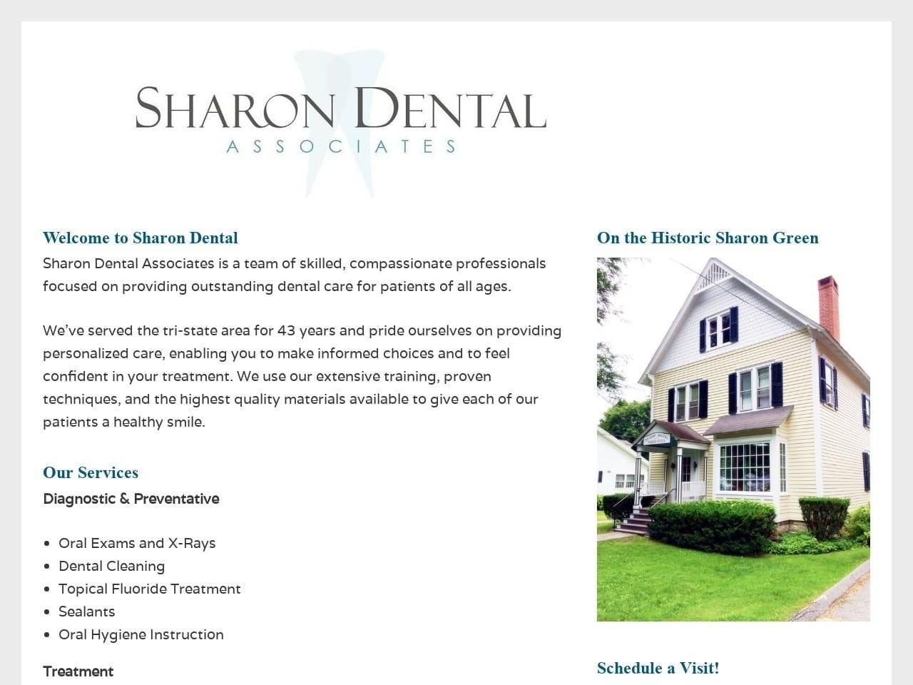 Sharon Dental Associates screenshot