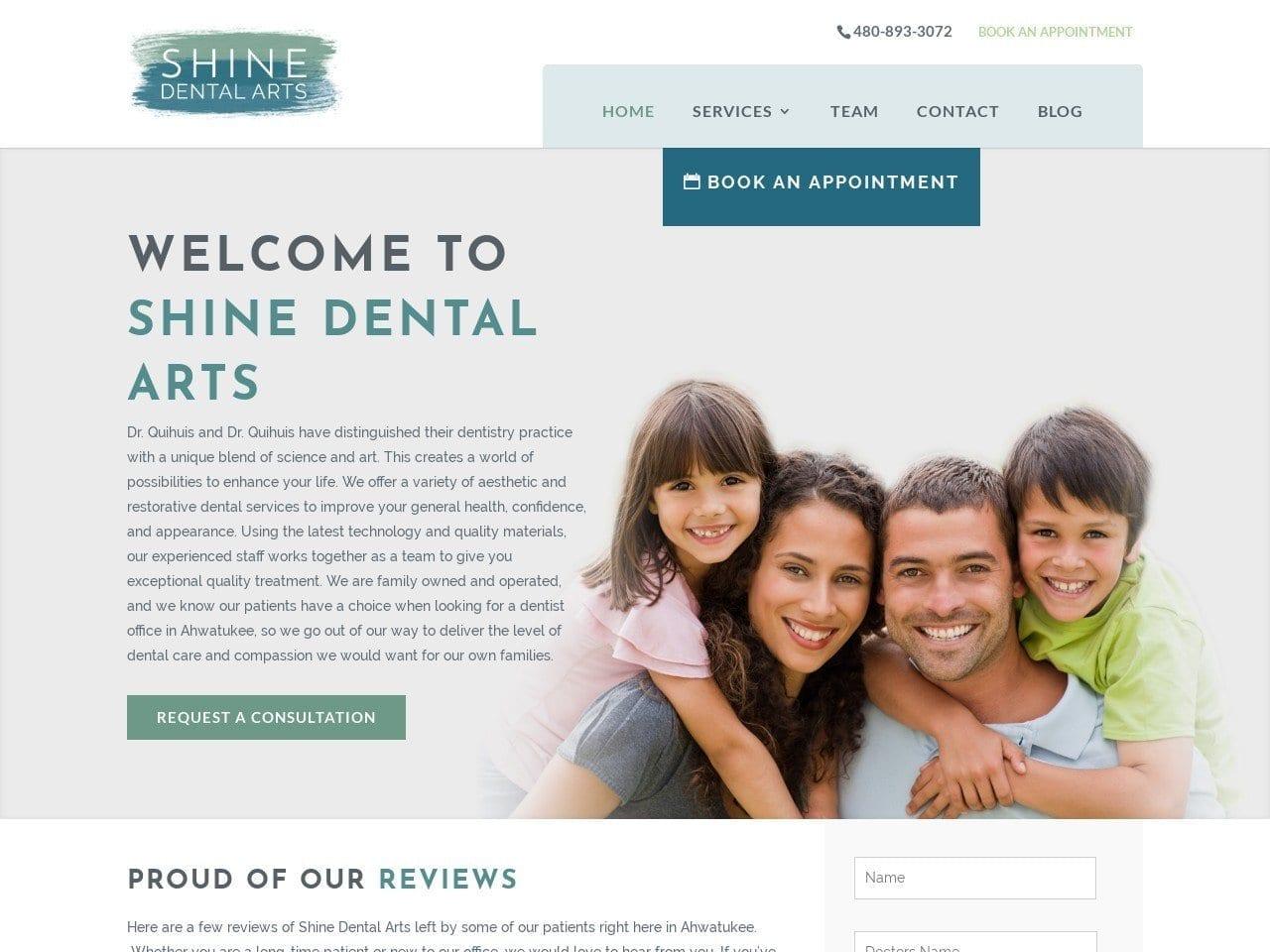 Ahwatukee Dental Arts screenshot