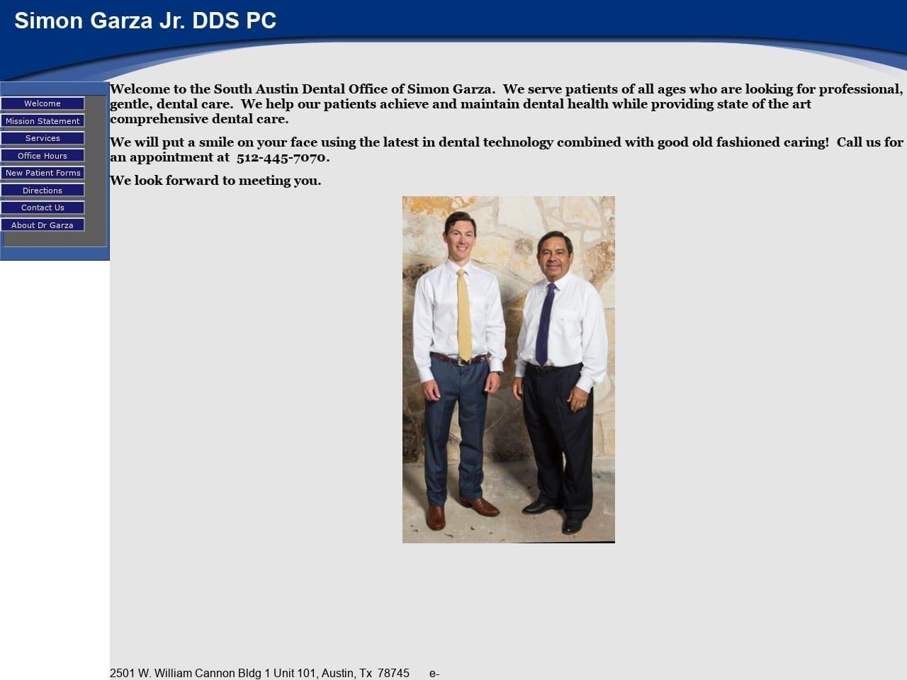 Dr. Simon Garza Jr DDS screenshot