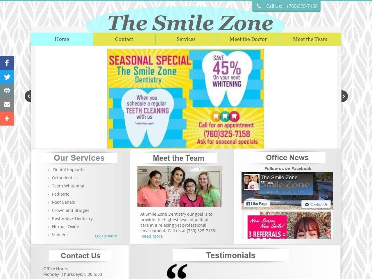 Smile Zone Dentist screenshot