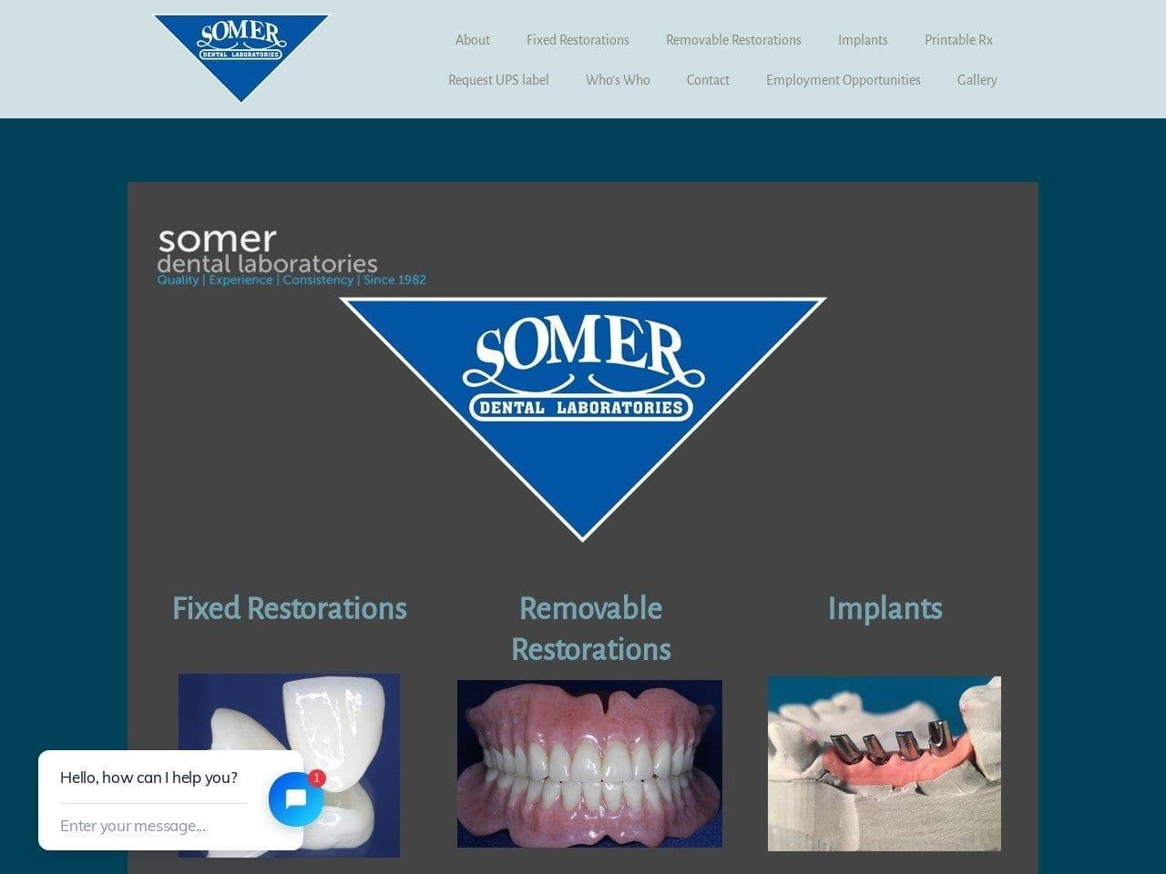 Somer Dental Laboratories screenshot