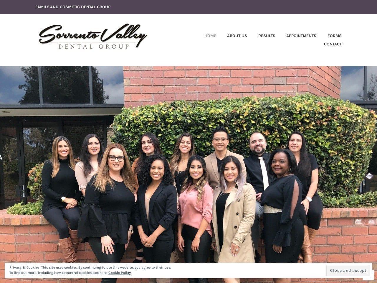 Sorrento Valley Dental Group screenshot