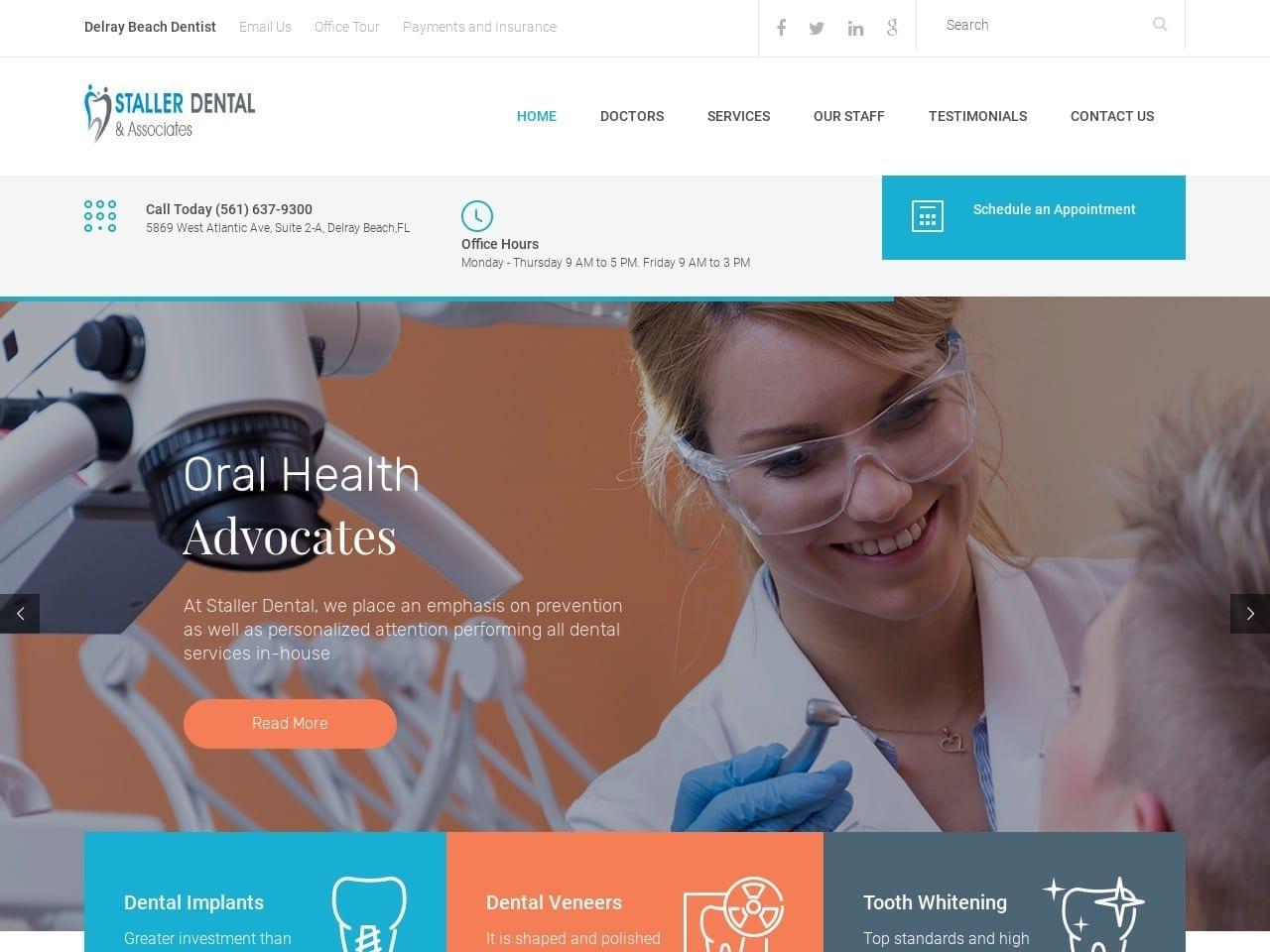 Staller Dental & Associates screenshot