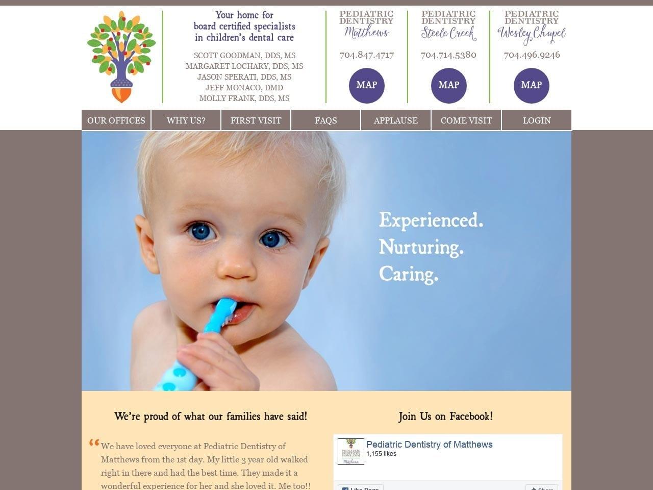 Steele Creek Pediatric Dentistry Lochary Margaret screenshot