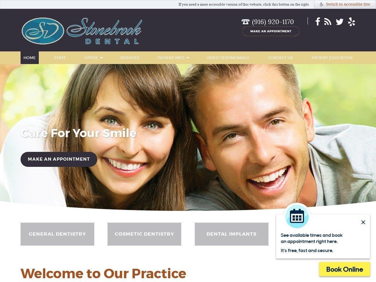 Stonebrook Dental screenshot