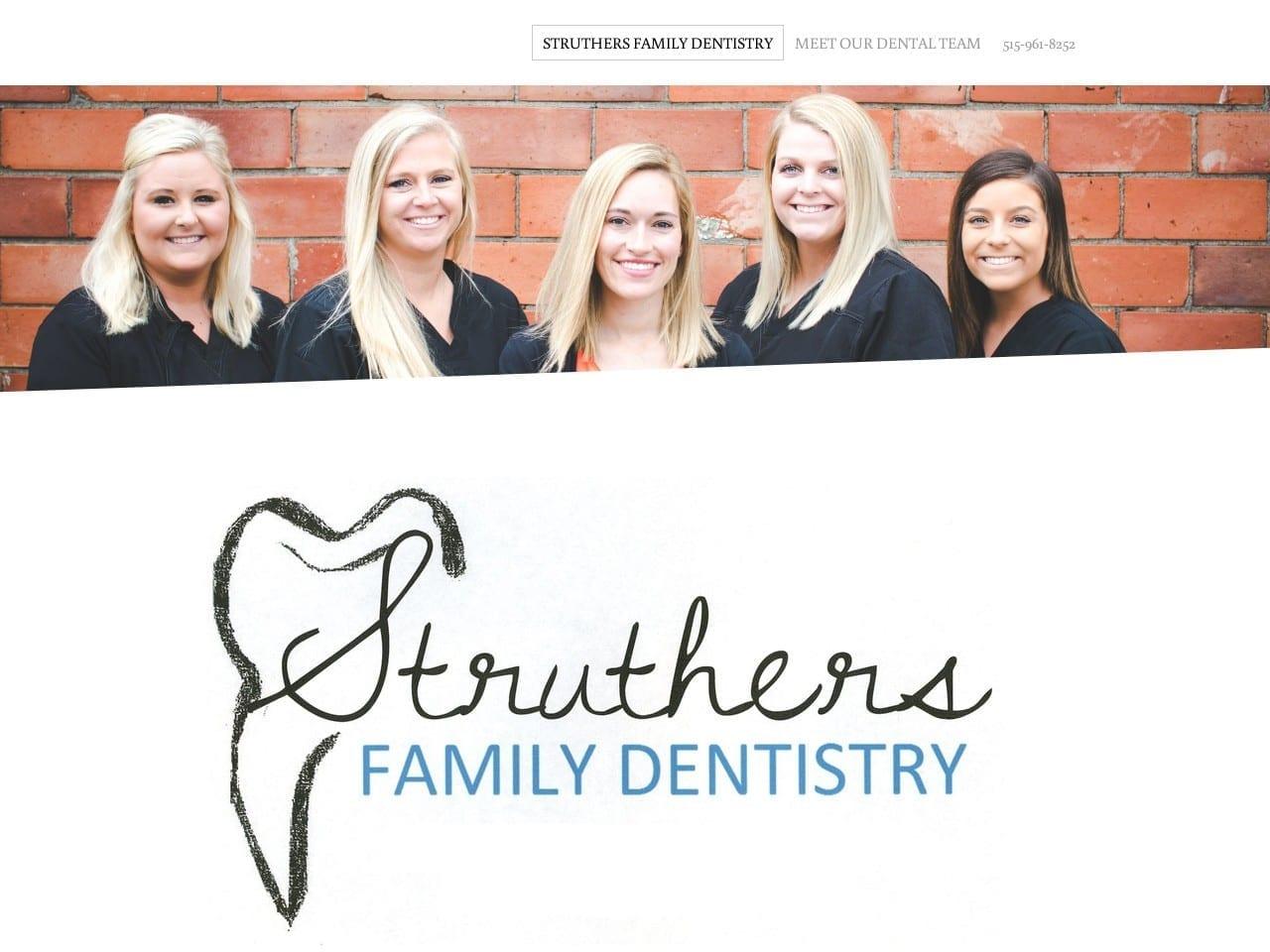 Struthers Family Dentist screenshot