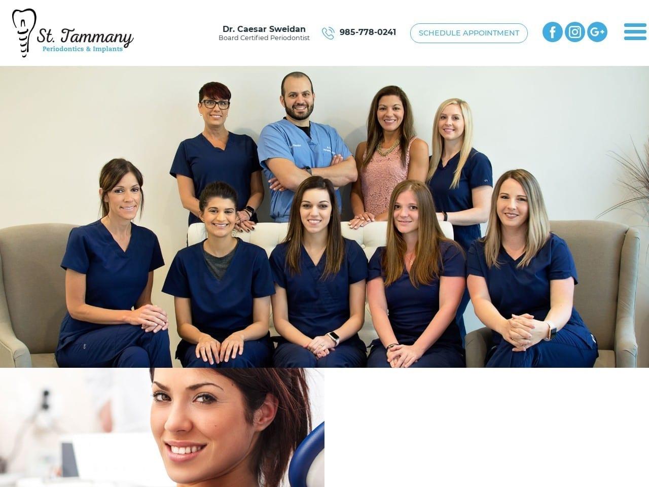 St. Tammany Periodontics Dentist screenshot