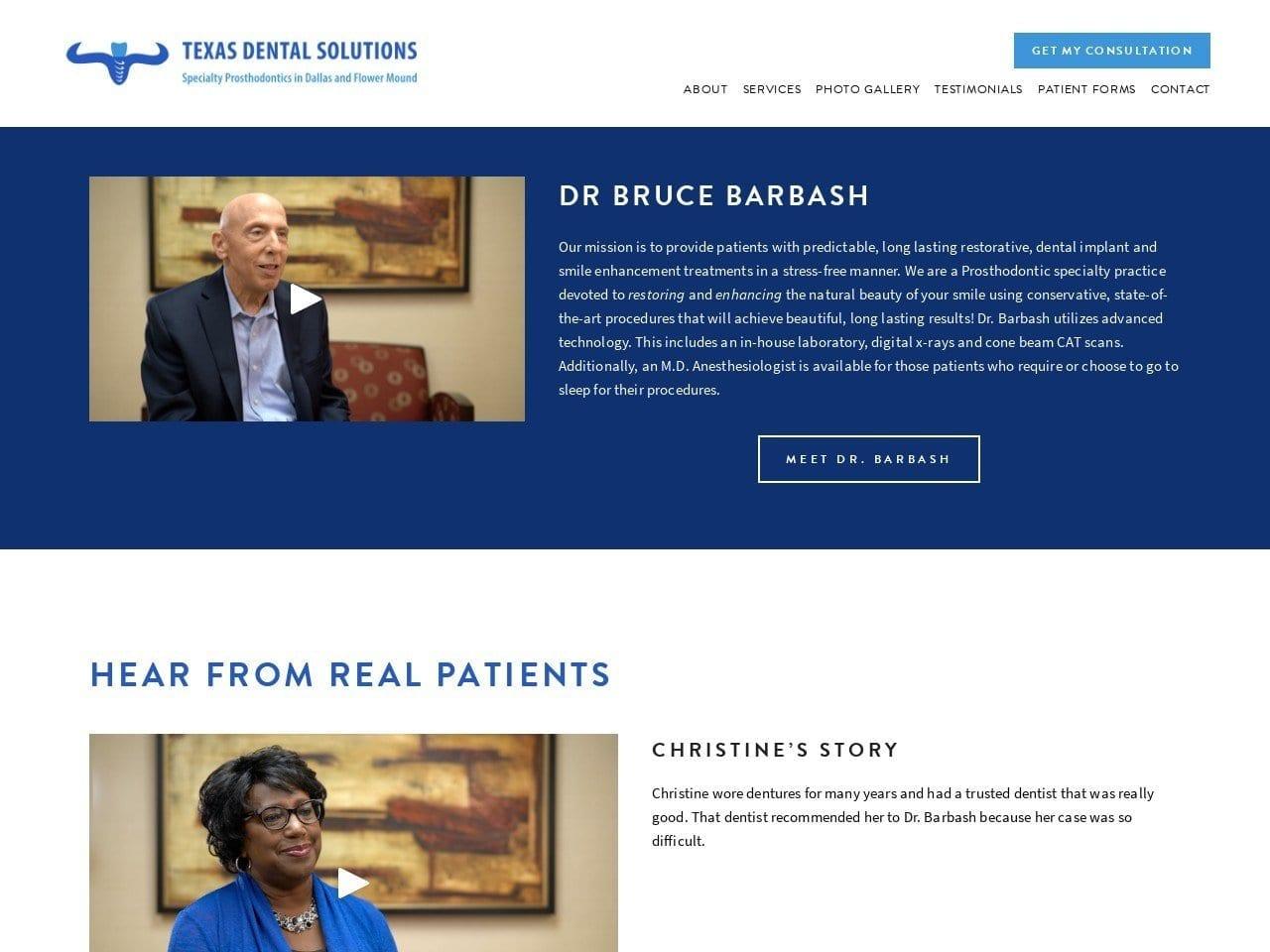 Bruce Barbash DDS screenshot
