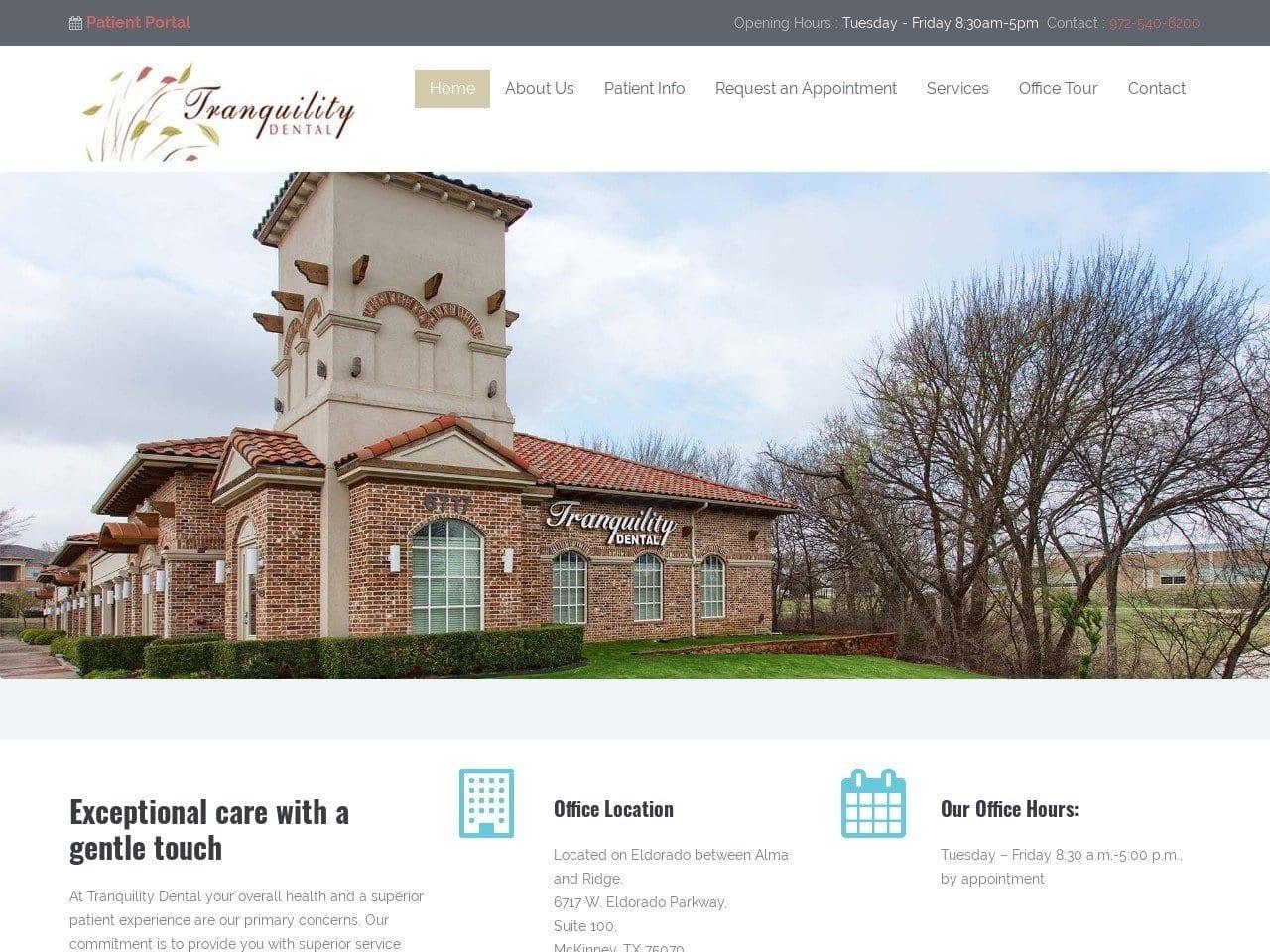 Tranquility Dental screenshot