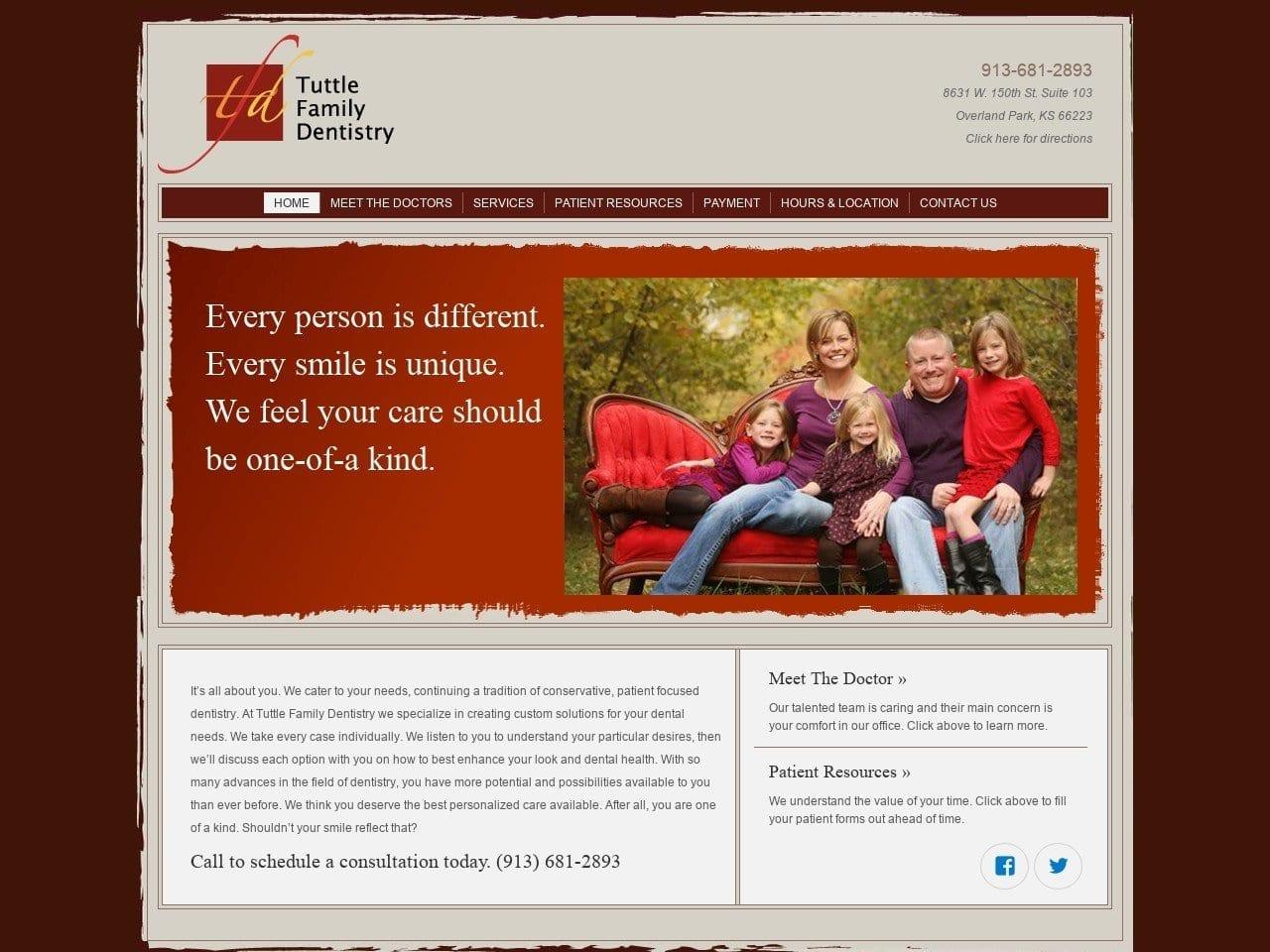 Tuttle Family Dentist screenshot