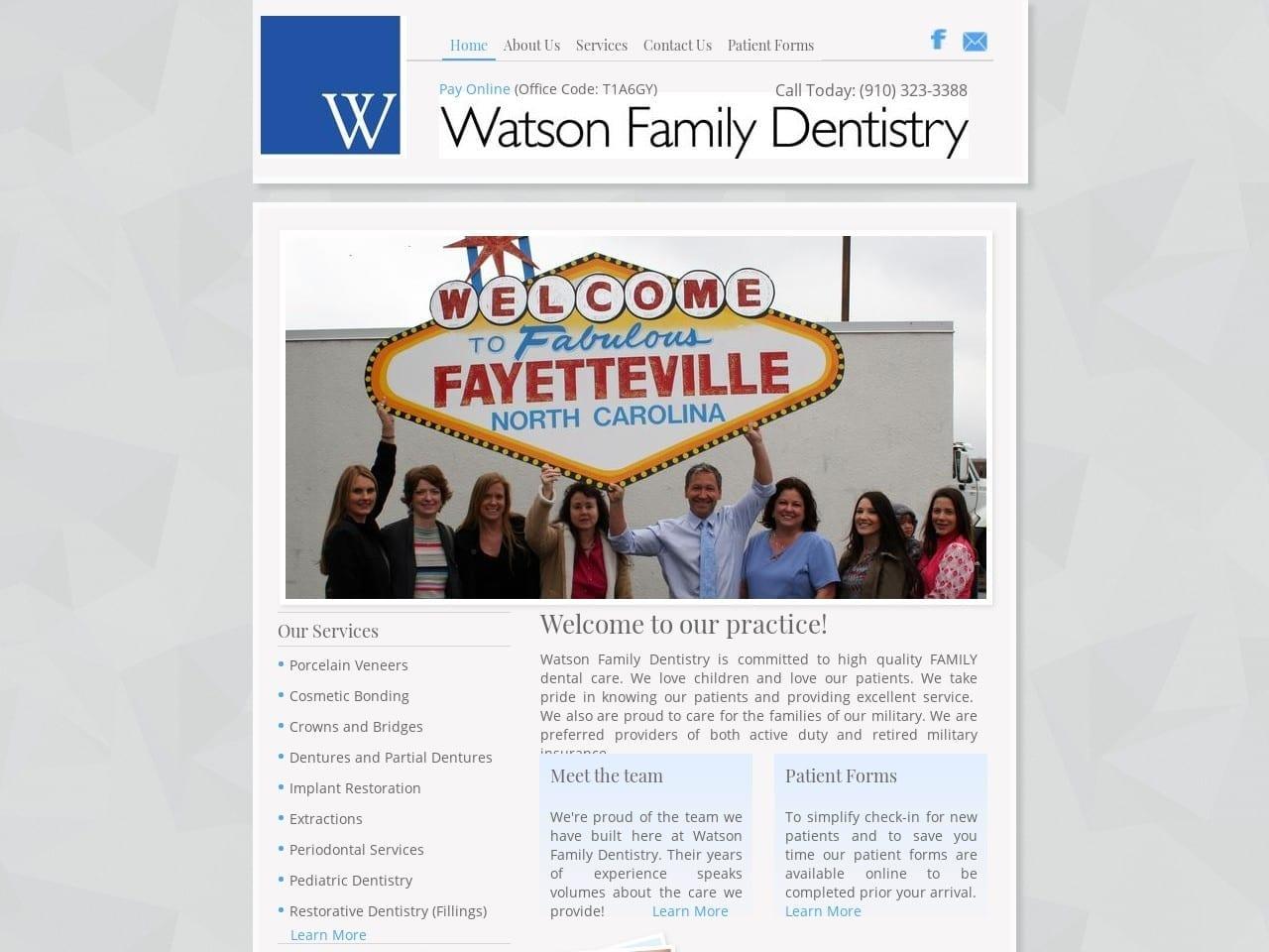 Watson Family Dentistry Watson David O DDS screenshot