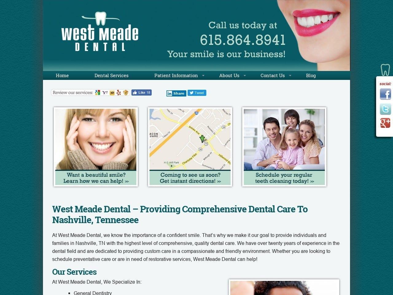 West Meade Dental screenshot