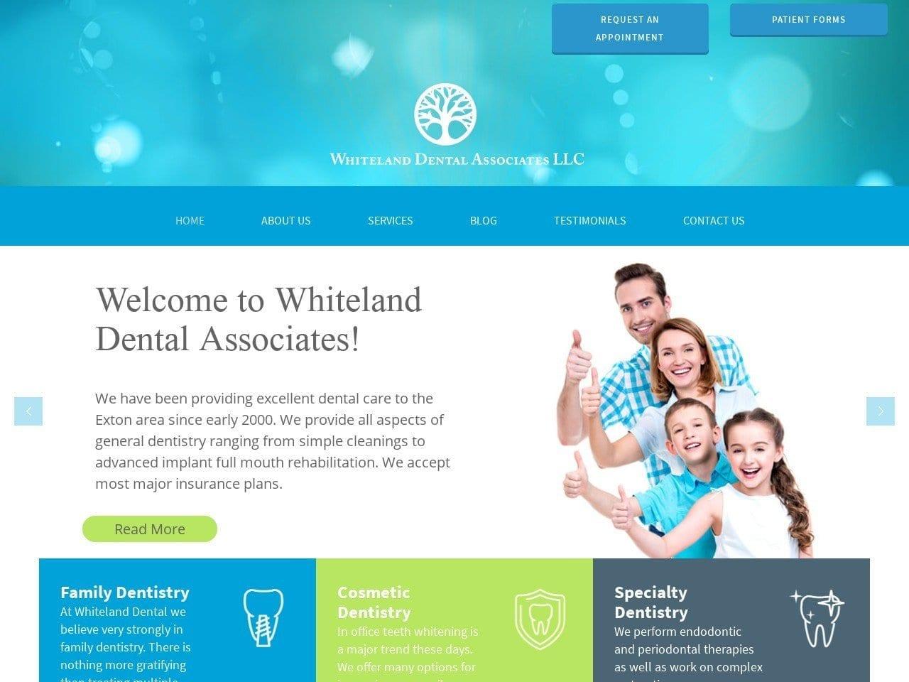 Whiteland Dental Associates screenshot