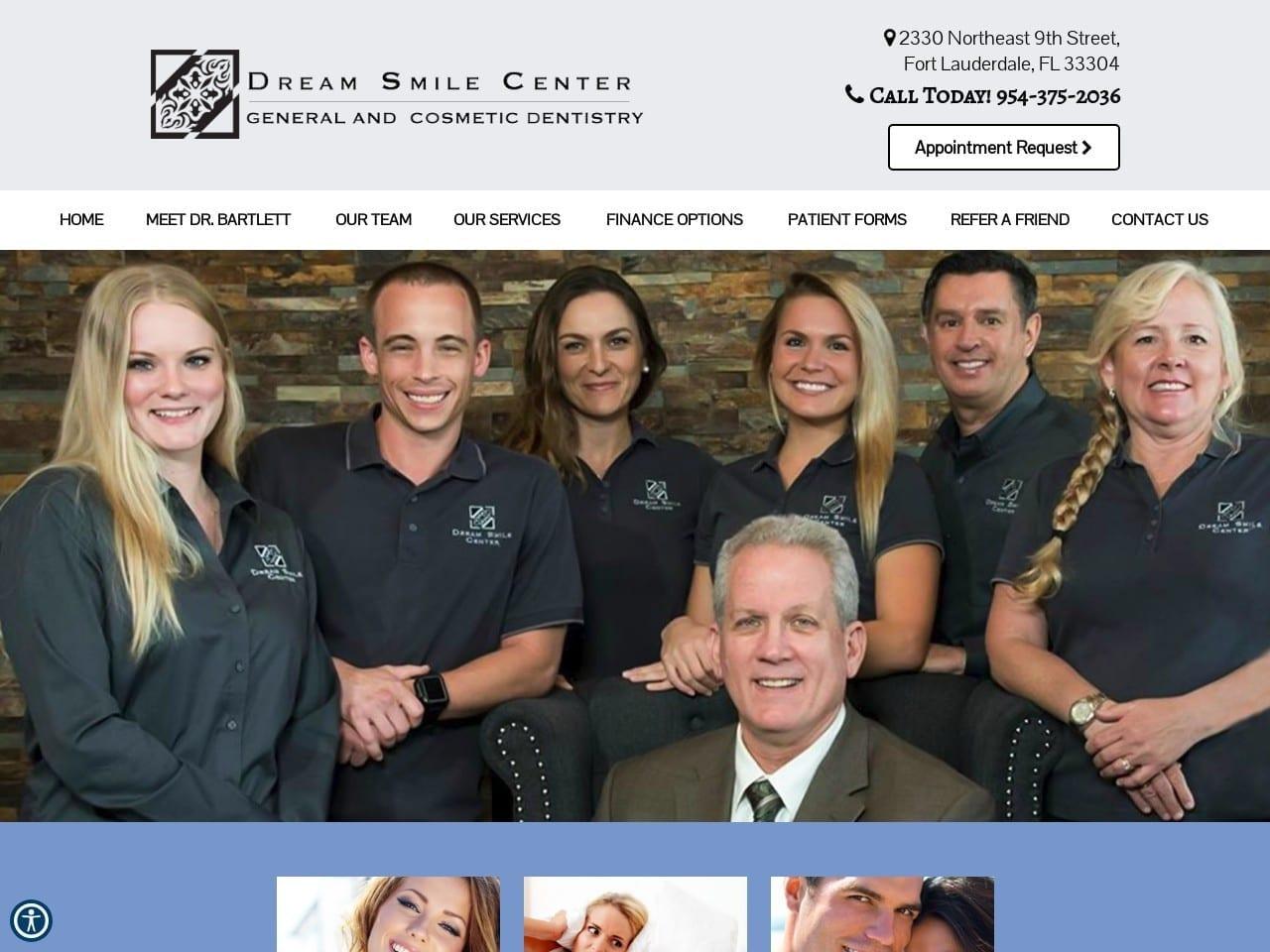 Dream Smile Center Dr. Jeff Bartlett screenshot