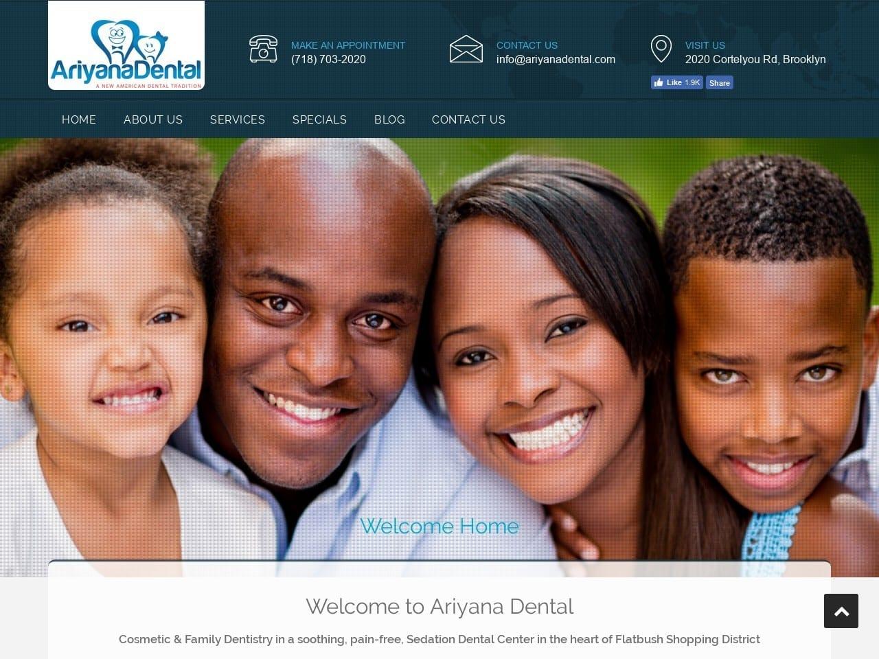 ARIYANA DENTAL SPA Dr. Arthur Abdiyev screenshot