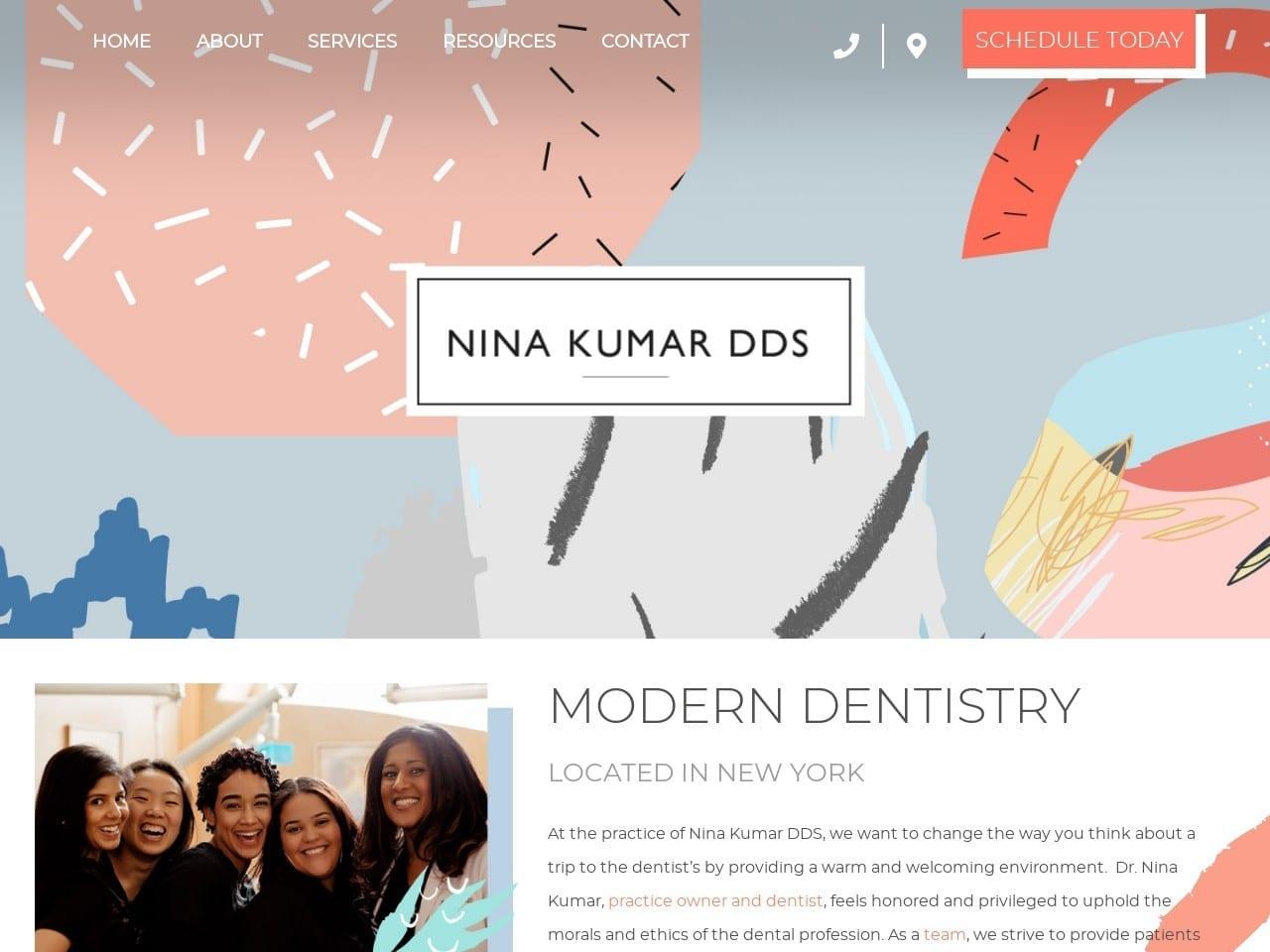 Nina Kumar DDS screenshot