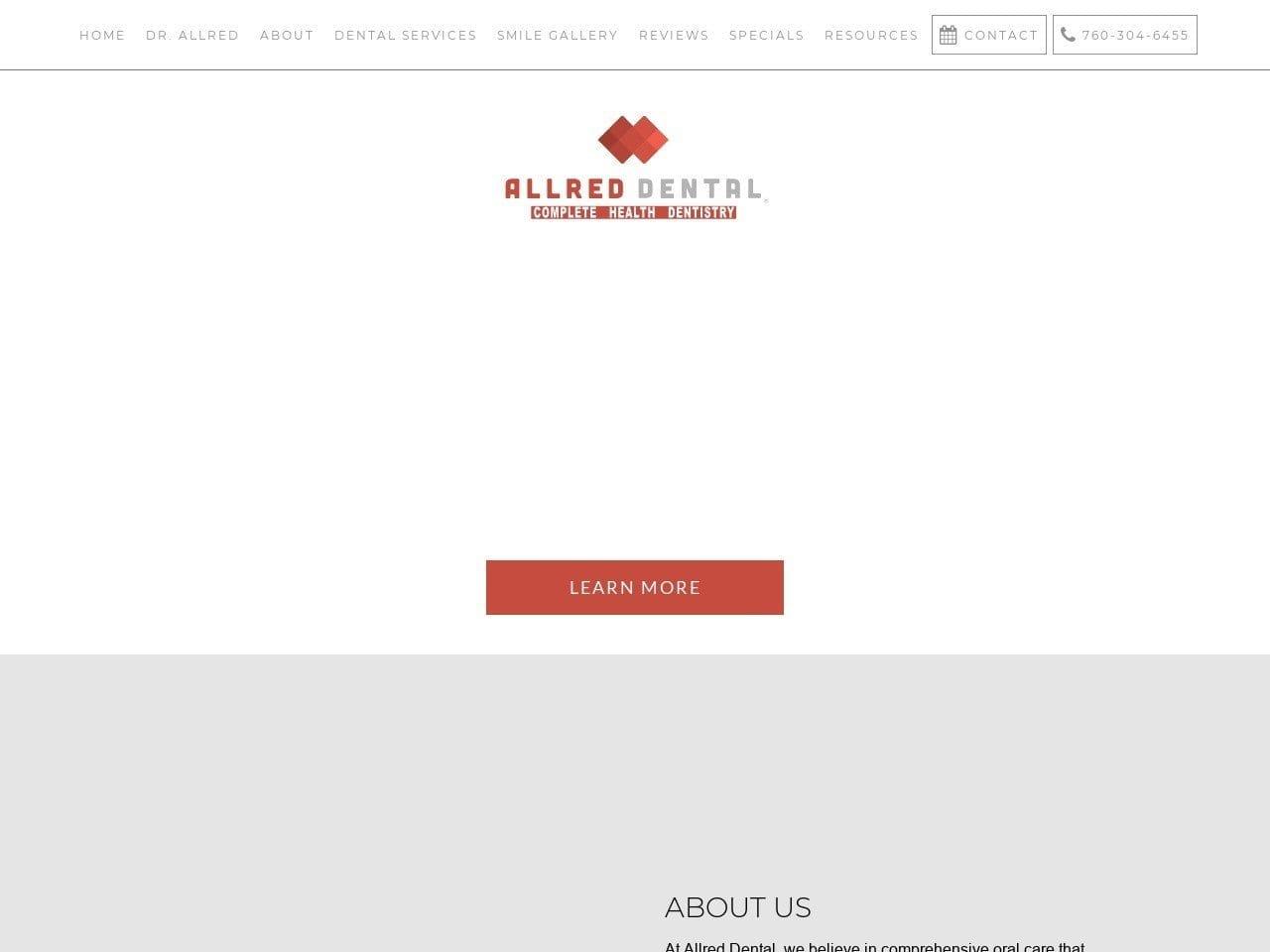 Dr. Jeffrey G. Allred DDS screenshot